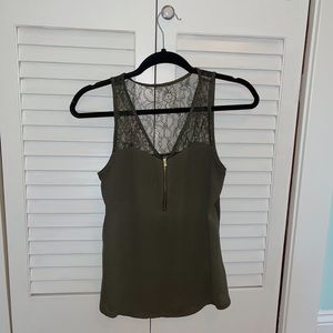 Express Olive Green Top XS